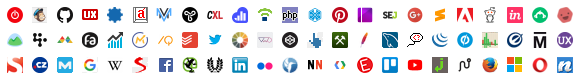 Ukázky favicon různých webů